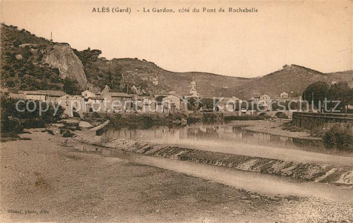 Ales Le Gardon côté du Pont de Rochebelle