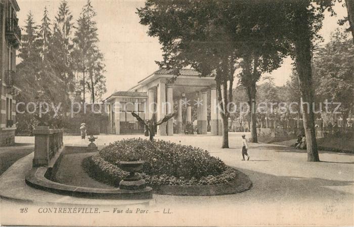 Contrexeville Vosges Vue du parc