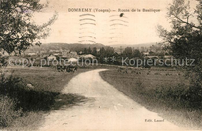 Domremy-la-Pucelle Vosges Route de la Basilique