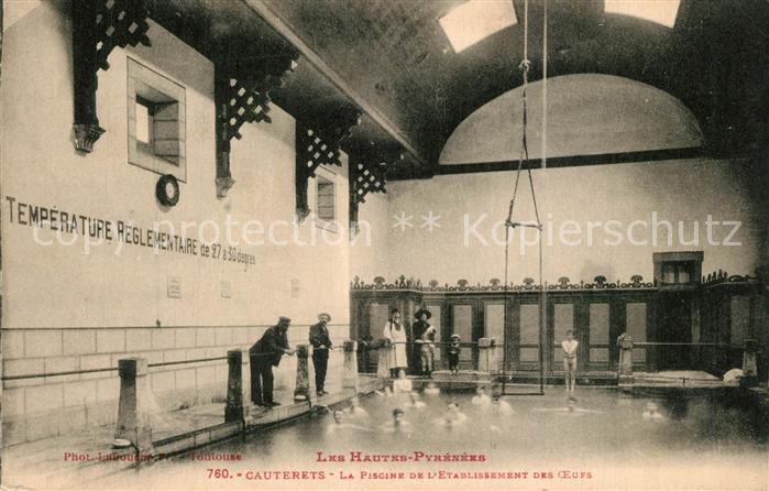 Cauterets La Piscine de l'Etablissement des Oeufs