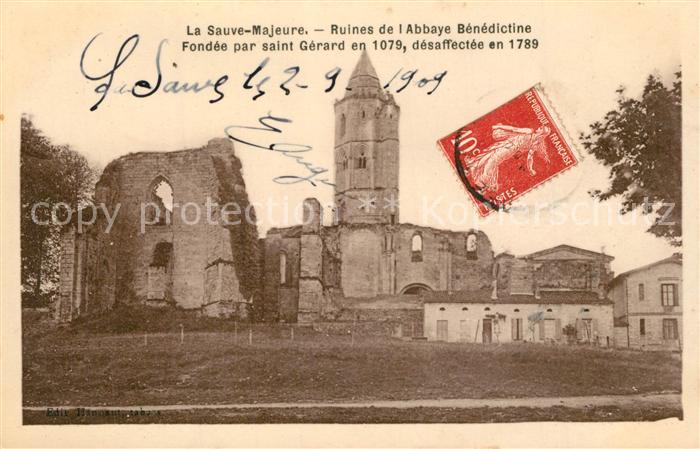 La Sauve Ruines de l'Abbaye Bénédictine