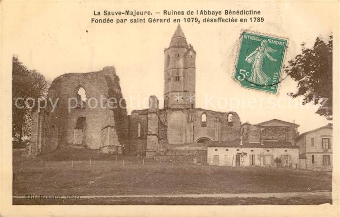 La Sauve Ruines de l'Abbaye Bénédictine