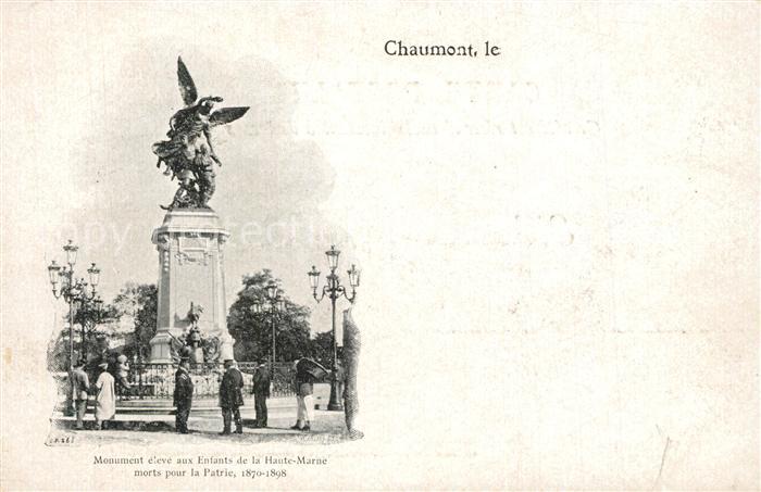 Chaumont 52 Monument élevé aux Enfants de la Haute Marne morts pour la Patrie 18