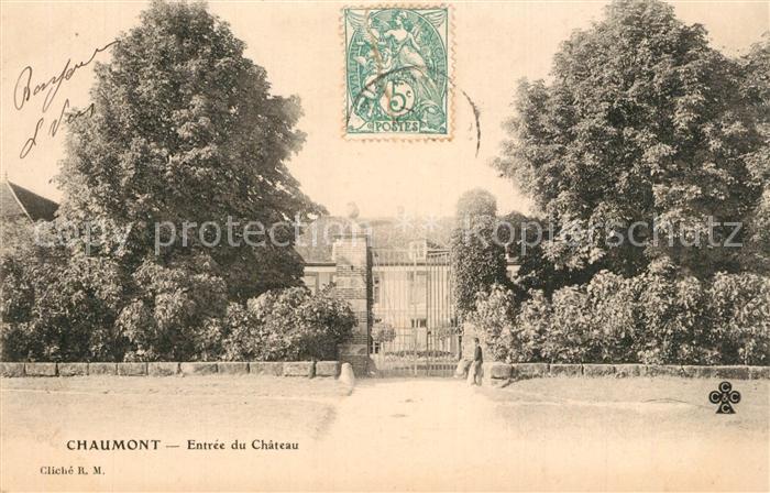 Chaumont Sens 89 Yonne Entrée du Chateau