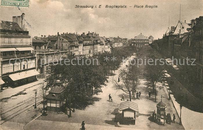 Strassburg Elsass Broglieplatz Place Broglie