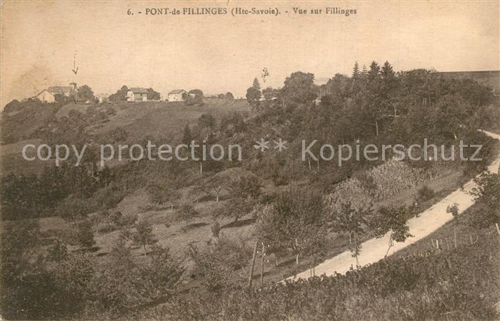 Fillinges Vue sur le village