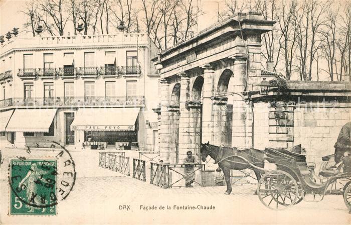 Dax Landes Facade de la Fontaine Chaude
