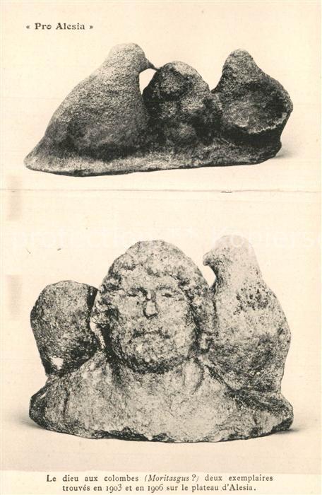 Alesia(Roman War) Alise-Sainte-Reine Dieu aux colombes Ausgrabungen