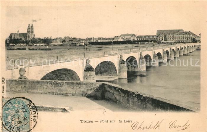 Tours Indre-et-Loire Pont sur la Loire