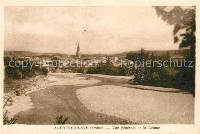 Aouste-sur-Sye Vue Generale et la Drôme