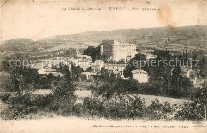 Eurre Vue Generale Collection La Drôme illust