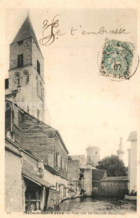 Mehun-sur-Yevre Vue sur les Grands Moulins