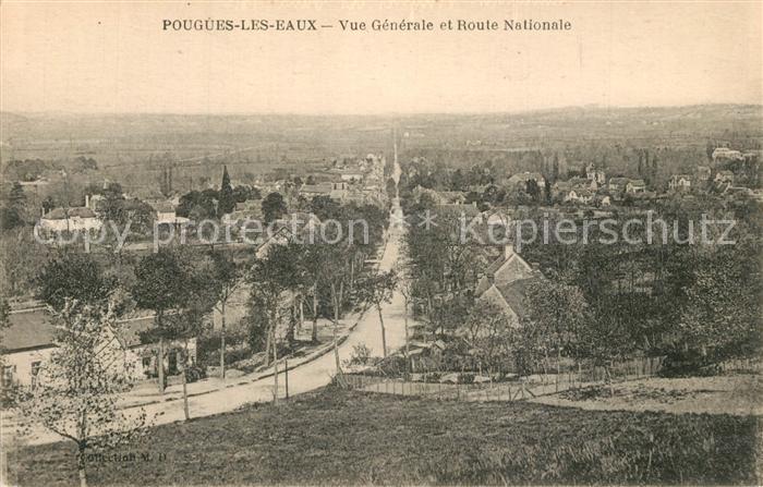 Pougues-les-Eaux Vue Generale et Route Nationale