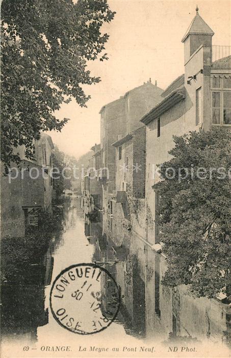Orange Vaucluse La Meyne au pont neuf