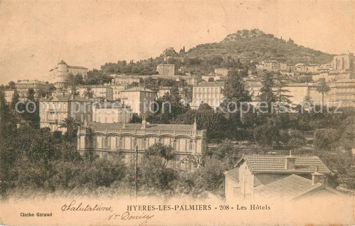 Hyeres les Palmiers Les hôtels