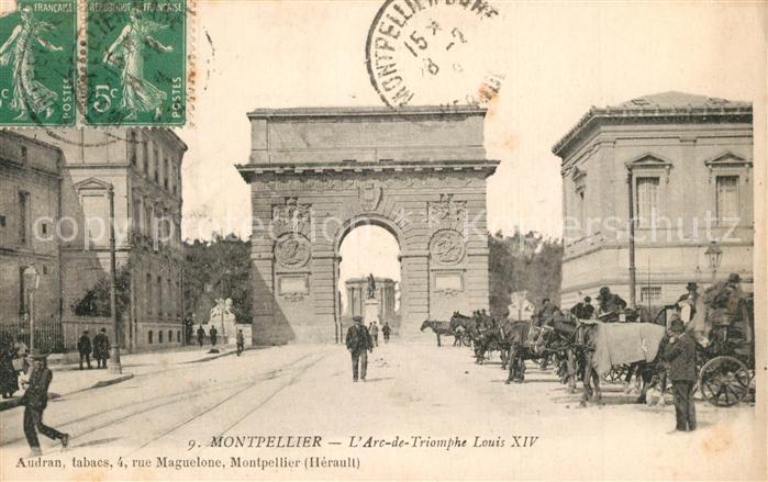 Montpellier Herault Arc de Triomphe Louis XIV