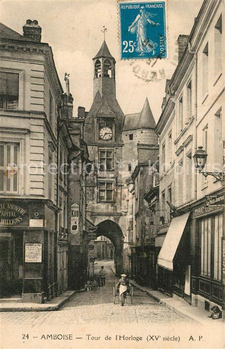 Amboise Tour de l_Horloge XVe siècle