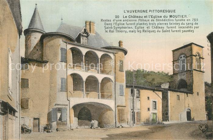 Moutier Chateau Thiers Chateau et l'Eglise du Moutier