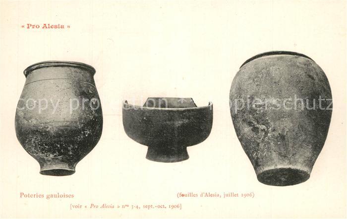 Alesia(Roman War) Alise-Sainte-Reine Poteries gauloises Ausgrabungen