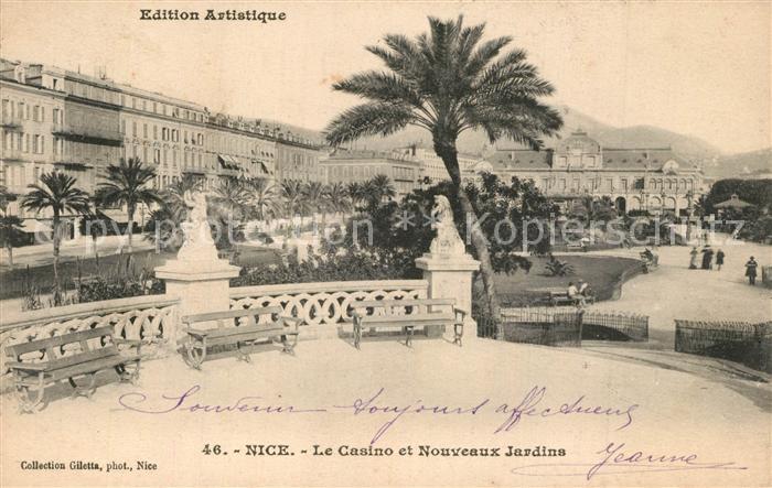 Nice Alpes Maritimes Le Casino et Nouveaux Jardins