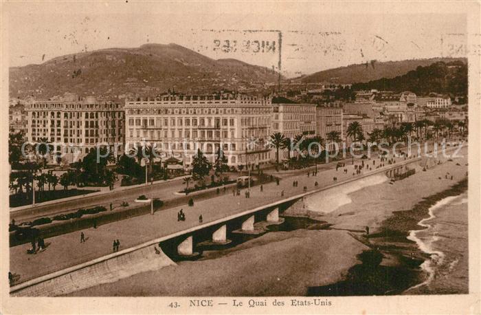 Nice Alpes Maritimes Le Quai des Etats Unis