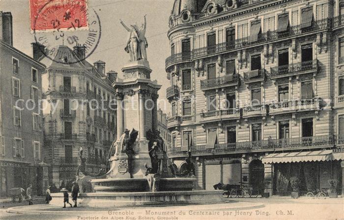 Grenoble Monument du Centenaire par Henry Ding