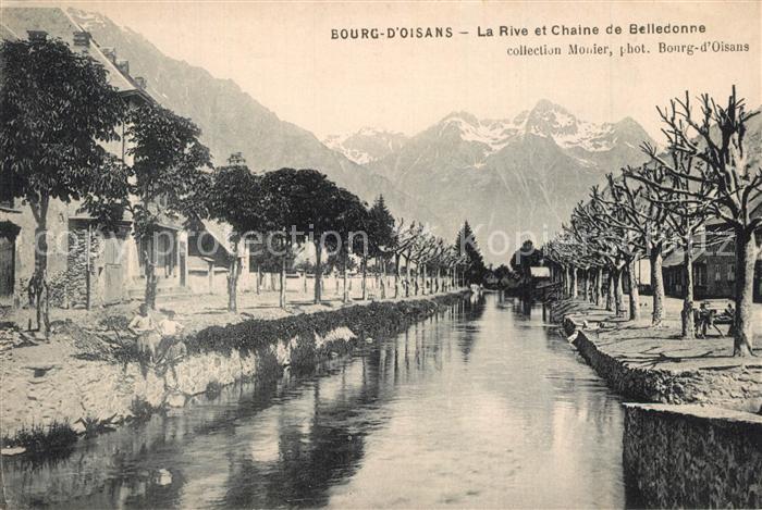 Bourg-d Oisans Le La Rive et Chaine de Belledonne