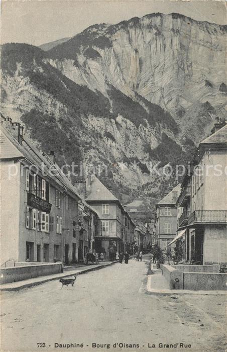 Dauphine Bourg d’Oisans La Grand Rue