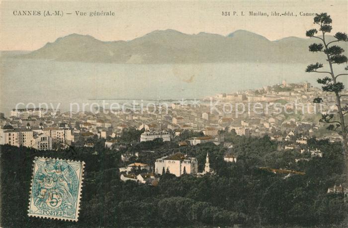 Cannes Alpes-Maritimes Vue generale