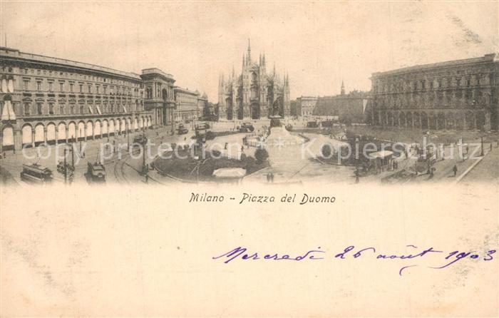 Milano Piazza del Duomo