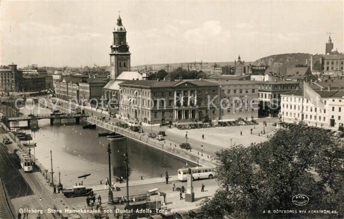 Goeteborg Stare Hamnkanalen och Gustaf Adolfs Torg