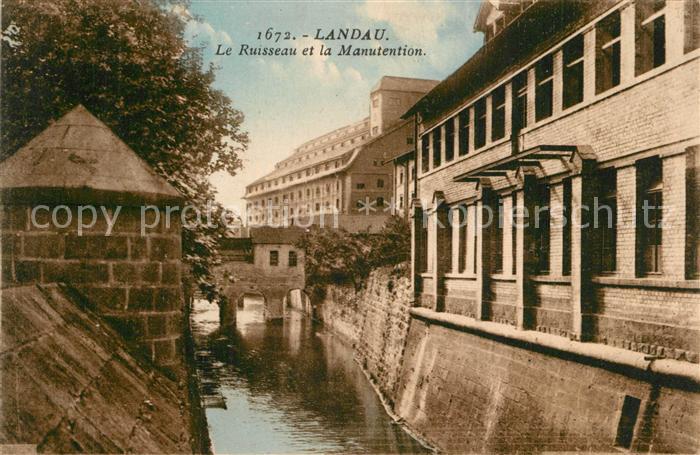 Landau Pfalz Le Ruisseau et la Manutention