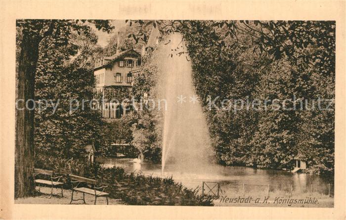 Neustadt Haardt Koenigsmuehle Fontaene