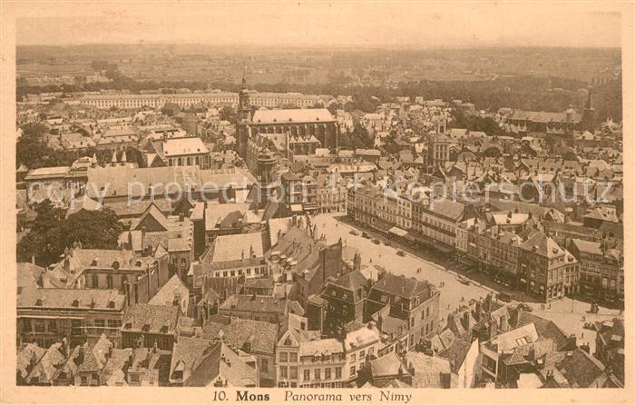 Mons Hainaut Panorama vers Nimy