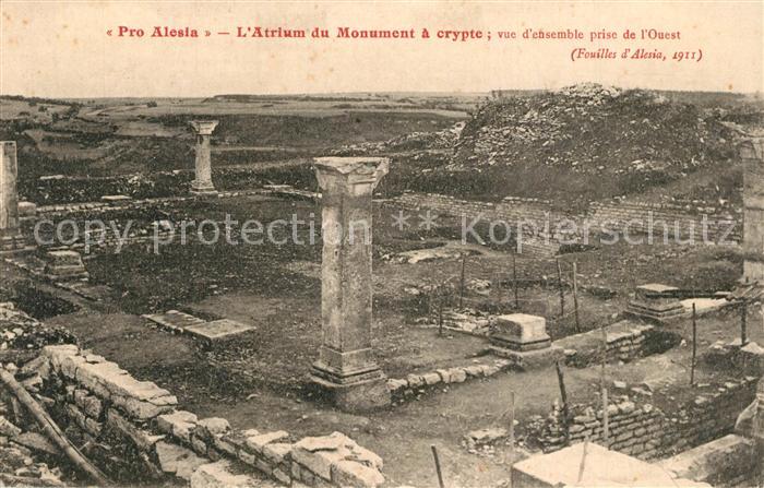 Alesia(Roman War) Alise-Sainte-Reine Pro Alesia Atrium du Monument a crypte