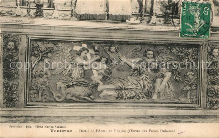 Voutezac Detail de l’Autel de l'Eglise