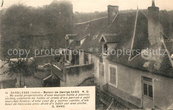 Gargilesse-Dampierre Maison de George Sand