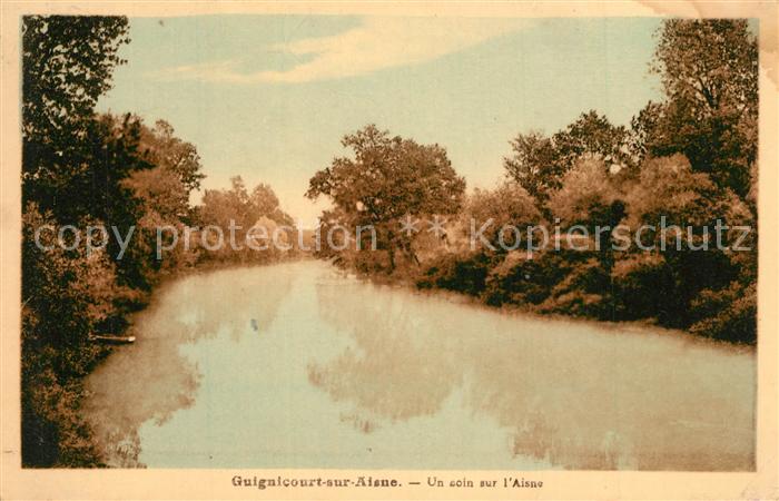Guignicourt Aisne Un coin sur l'Aisne