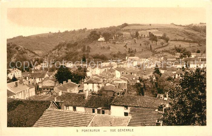 Pontaumur Vue generale
