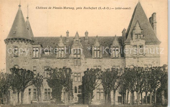 Mornay Chateau de Plessis Mornay Cote ouest