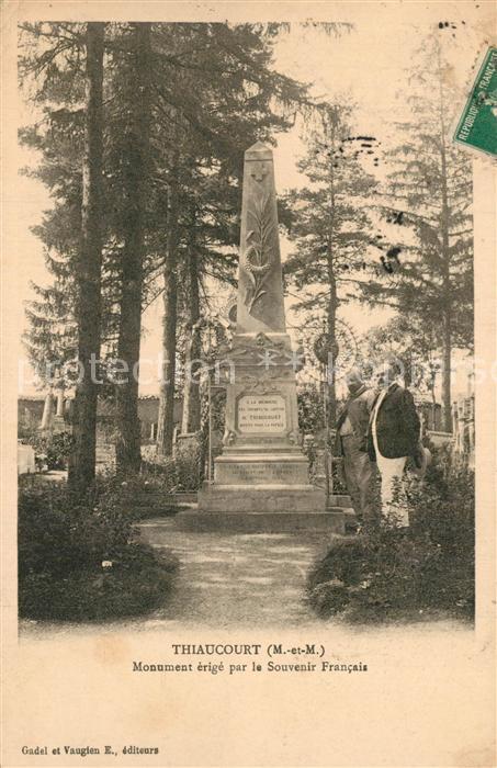 Thiaucourt-Regnieville Monument erige par le Souvenir Francais