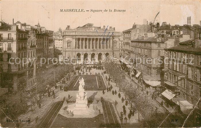 Marseille Bouches-du-Rhone Square de la Bourse Monument