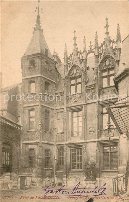 Rouen Hôtel du Bourgtheroulde