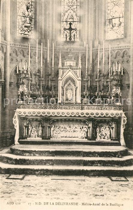 La Delivrande Eglise Notre Dame Maître Autel de la Basilique