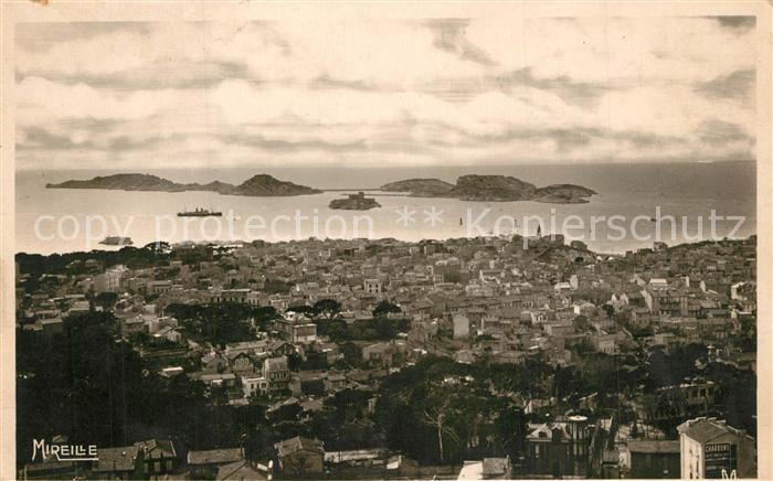 Marseille Bouches-du-Rhone Les Iles vues de Notre Dame de la Garde Côte d Azur
