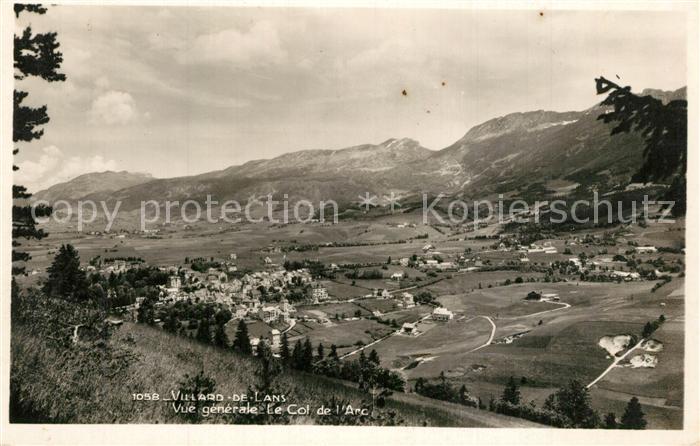 Villard-de-Lans Vue Generale Col de l'Arc Alpes