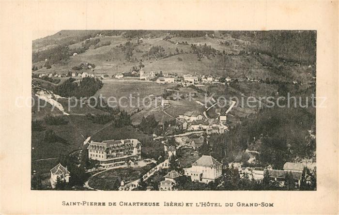 Saint-Pierre-de-Chartreuse Vue Generale et l_Hôtel du Grand Som