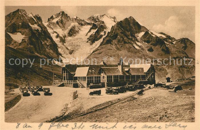 Le Lautaret Col du Lautaret Chalet et la Meije Alpes
