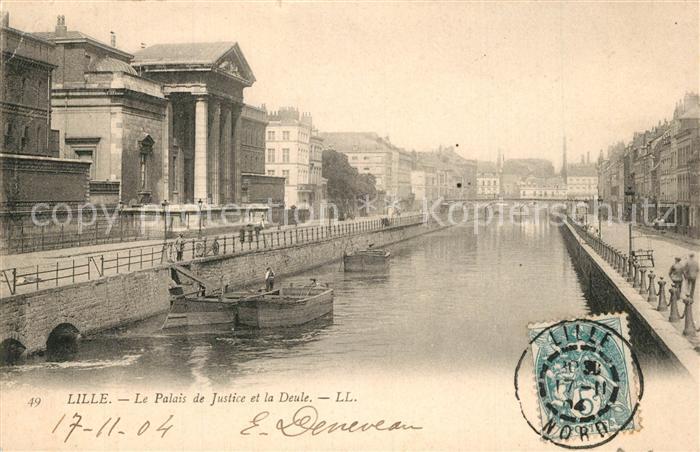 Lille Nord Palais de Justice et la Deule