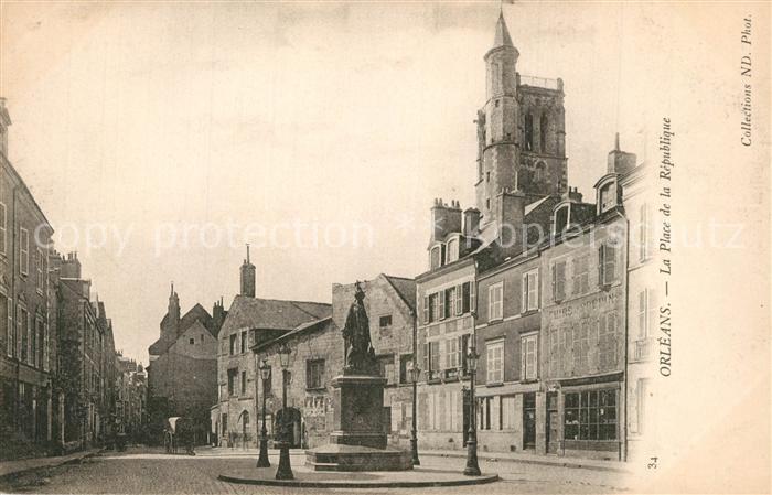 Orleans Loiret Place de la République Monument